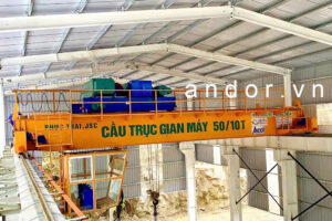 cầu trục 50 tấn dầm đôi chất lượng tốt
