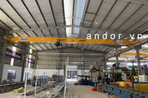 Cầu trục nhà xưởng 3 tấn dầm đơn