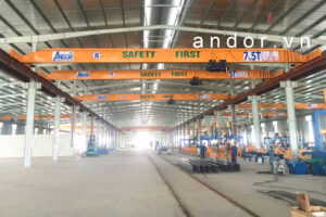 Cầu trục nhà xưởng 7.5 Tấn trọn bộ