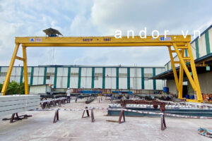 Cổng trục dầm đôi 5 tấn trọn bộ