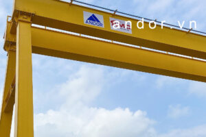 Cổng trục nhà xưởng 5 tấn dầm đôi trọn bộ
