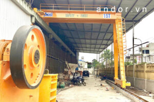 Bán cổng trục chữ A 15 tấn dầm đôi
