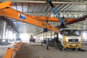 Lắp đặt cầu trục dầm đơn 7.5 Tấn trọn bộ